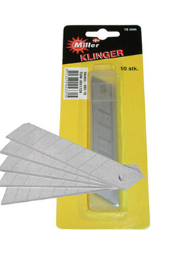 Miller blade 18mm (10stk) V 495-18 Miller blade 18mm (10stk) V 495-18